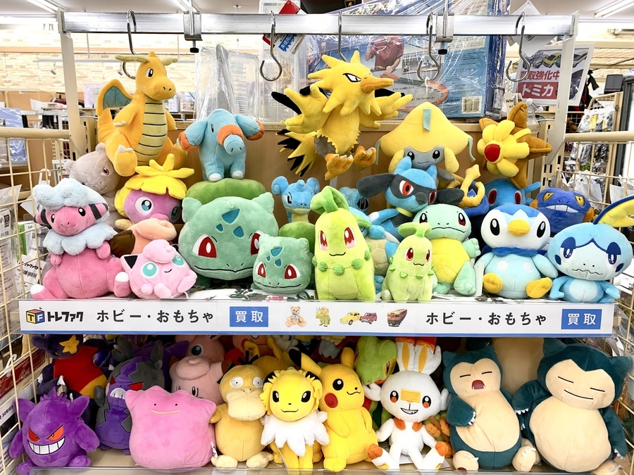 ポケモンぬいぐるみ大量入荷しました！！｜2022年07月04日｜リサイクル