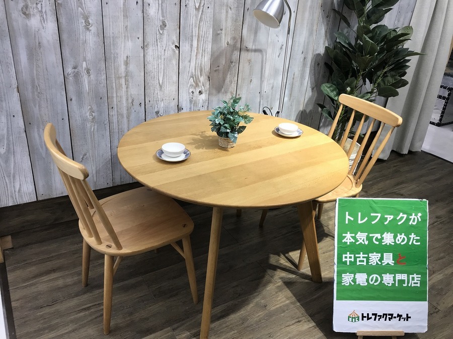 柏木工】北欧デザインのラウンドテーブル（ソフィOB30）が入荷しました