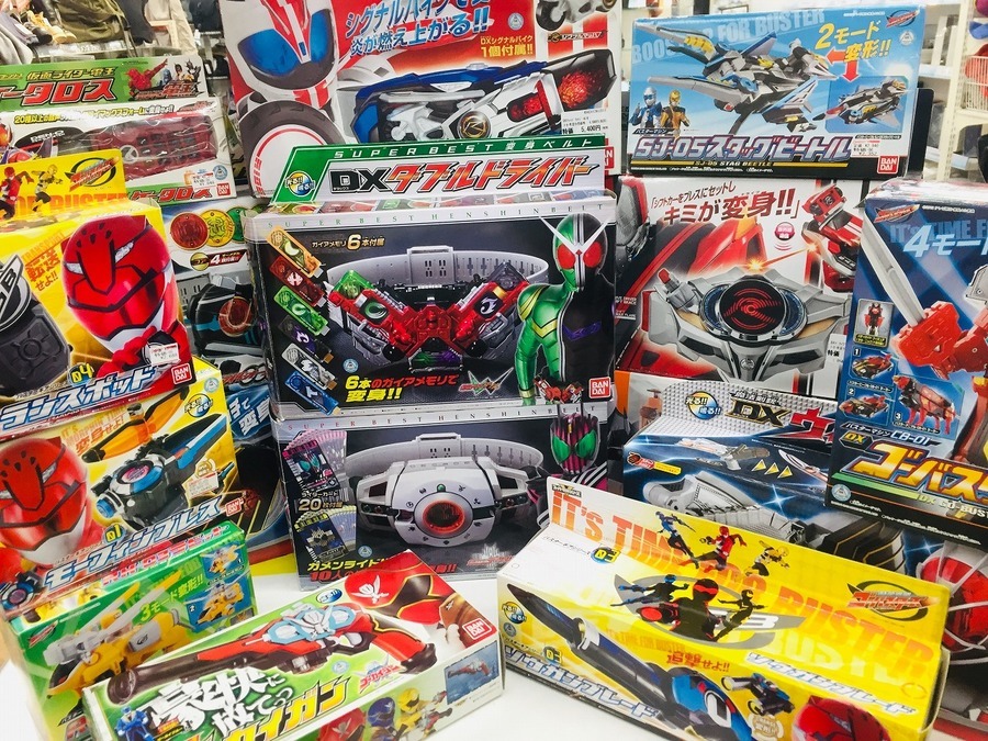 仮面ライダー&スーパー戦隊おもちゃ大量入荷!! 今では中々手に入らない
