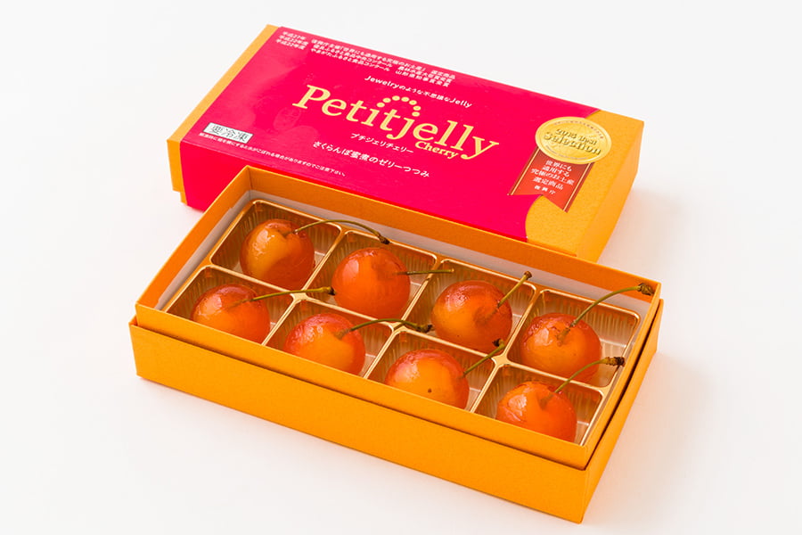 さくらんぼゼリー「プチジェリチェリー」8粒BOX 3箱セット