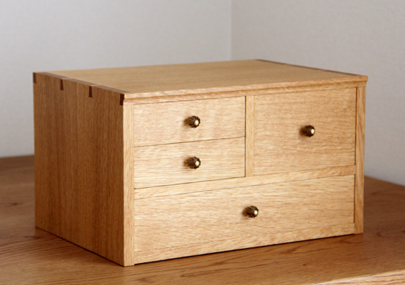 小抽斗（小引き出し）横型 / 木の小物、木工作家の手仕事[ 家具工房