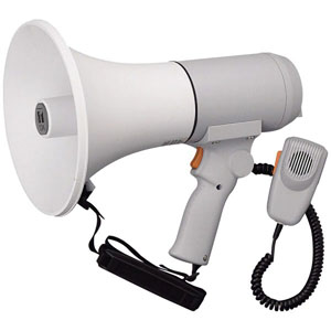 UCHIDASウチダス携拡声器ハンド・ショルダー兼用グレー: イベント