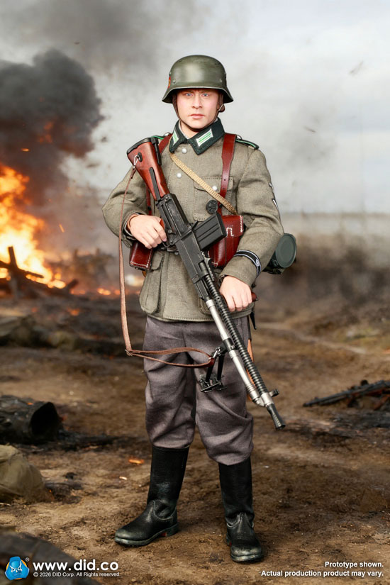 DID】D80191 WW2 German SS Polizei-Division ZB30 Gunner - Friedrich