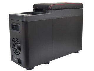 サンコー C-CFW21B 氷も作れるセンターコンソール冷凍冷蔵庫 ウエダ