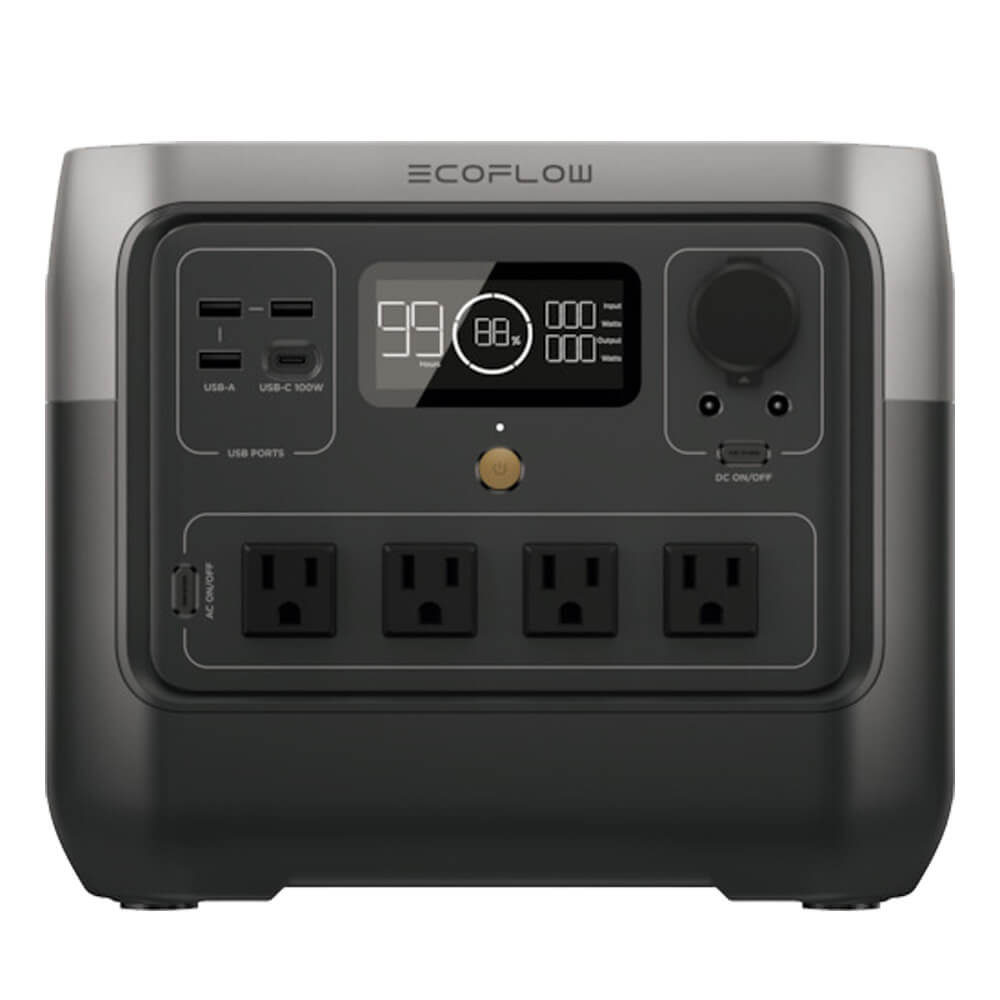 EcoFlow ZMR620-B-JP ポータブル電源RIVER2 Pro(768Wh) ウエダ金物