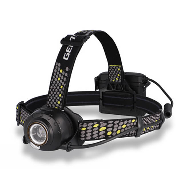 GENTOS GH-003RG ヘッドライト【専用充電池1個サービス限定品】 ウエダ