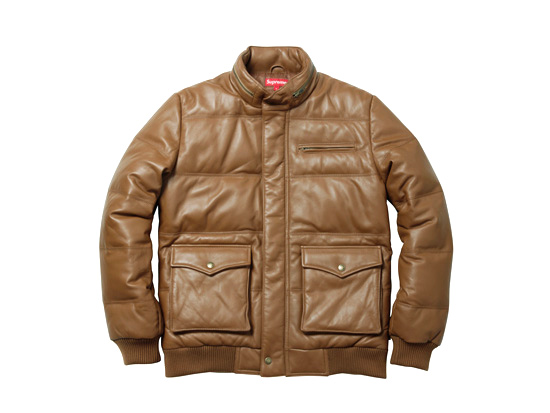 Supreme | レザー ダウンジャケット - UG.SHAFT