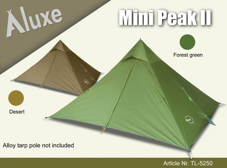 ワンポール テント(シェルター)、三角テント