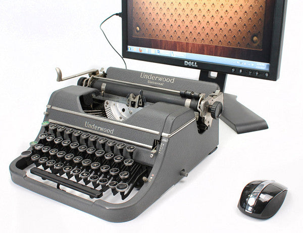 USB Typewriter ~ Typewriter Computer Keyboard / iPad Stand (Model