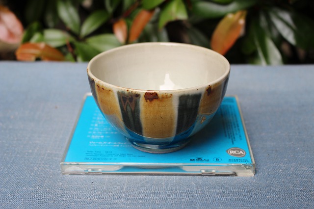 島根県松江市の袖師窯（尾野友彦）の2色ごはん茶碗（小） うつわ家膳