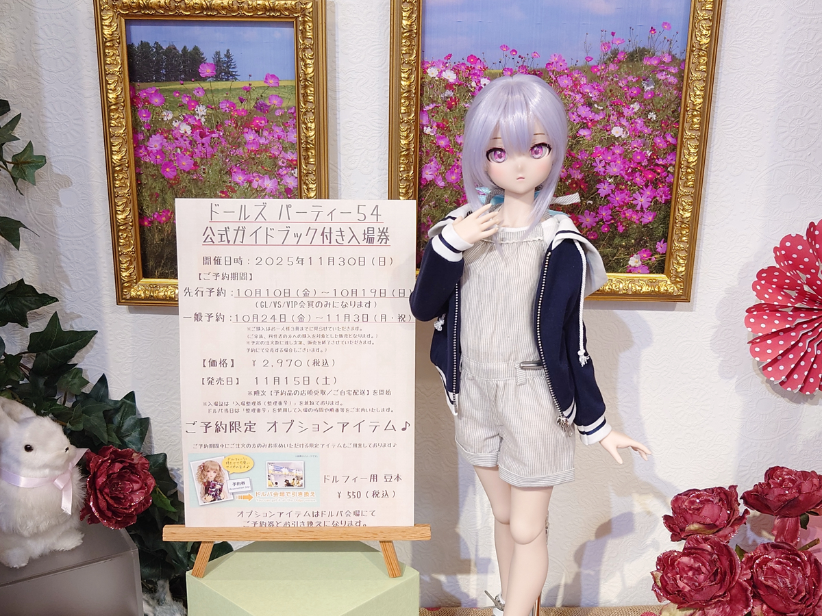 ドールズパーティー54 公式ガイドブック付き入場券」GL/VS/VIP会員様