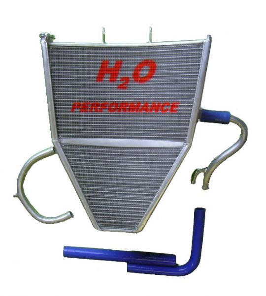 H2O Radiators KAWASAKI ZX6 R _ MY 09/21 OVERSIZED WATER RADIATOR +
