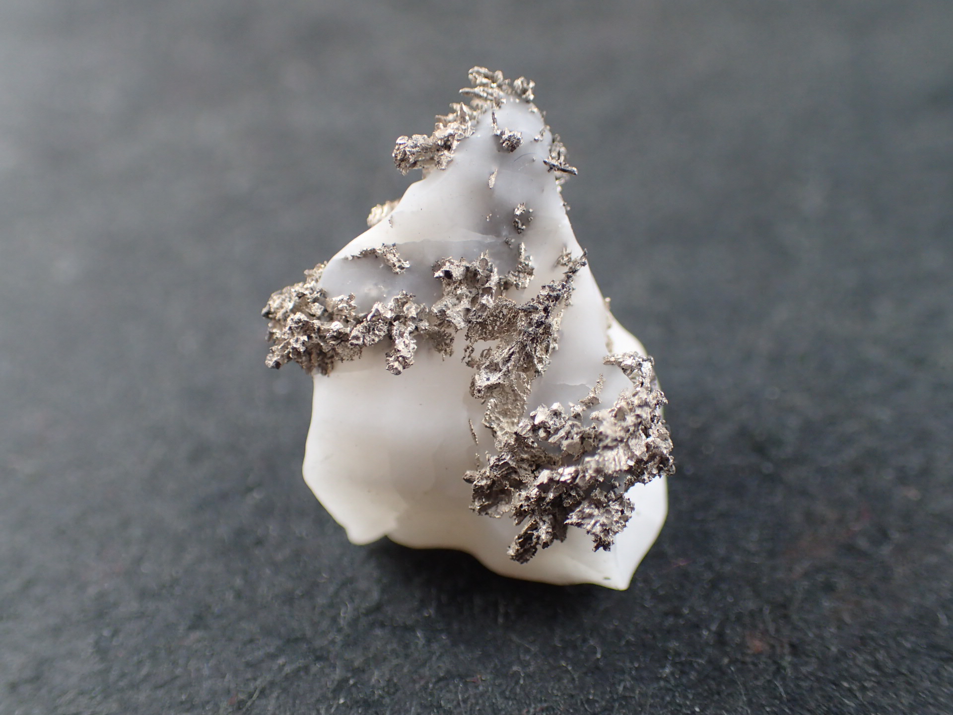 最高品質自然銀(Native Silver) Bouismas Mine, Tansifte Caidat