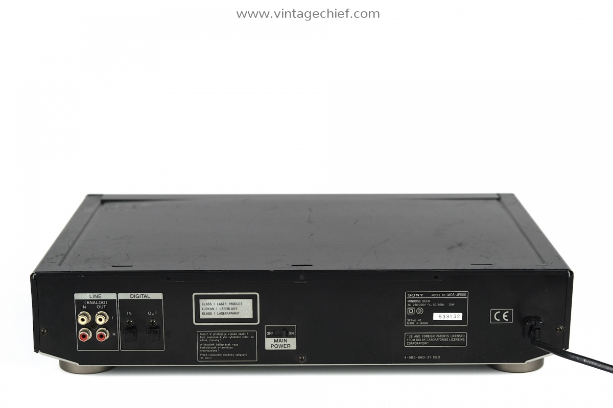 Sony MDS-JE500 MiniDisc Recorder | Player | Deck | Audio