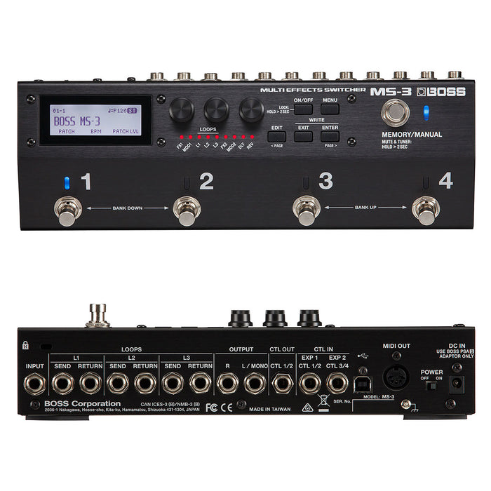 Boss MS-3 Multi Effects Switcher | Vision Guitar