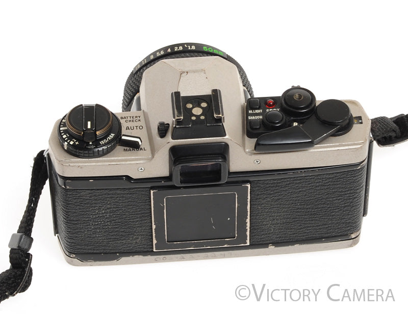 Olympus OM-4T OM-4 T Titanium 35mm Film Camera w/ 50mm f1.8 Lens -New