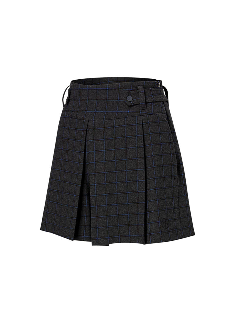 チェック柄 キュロット ショートパンツ