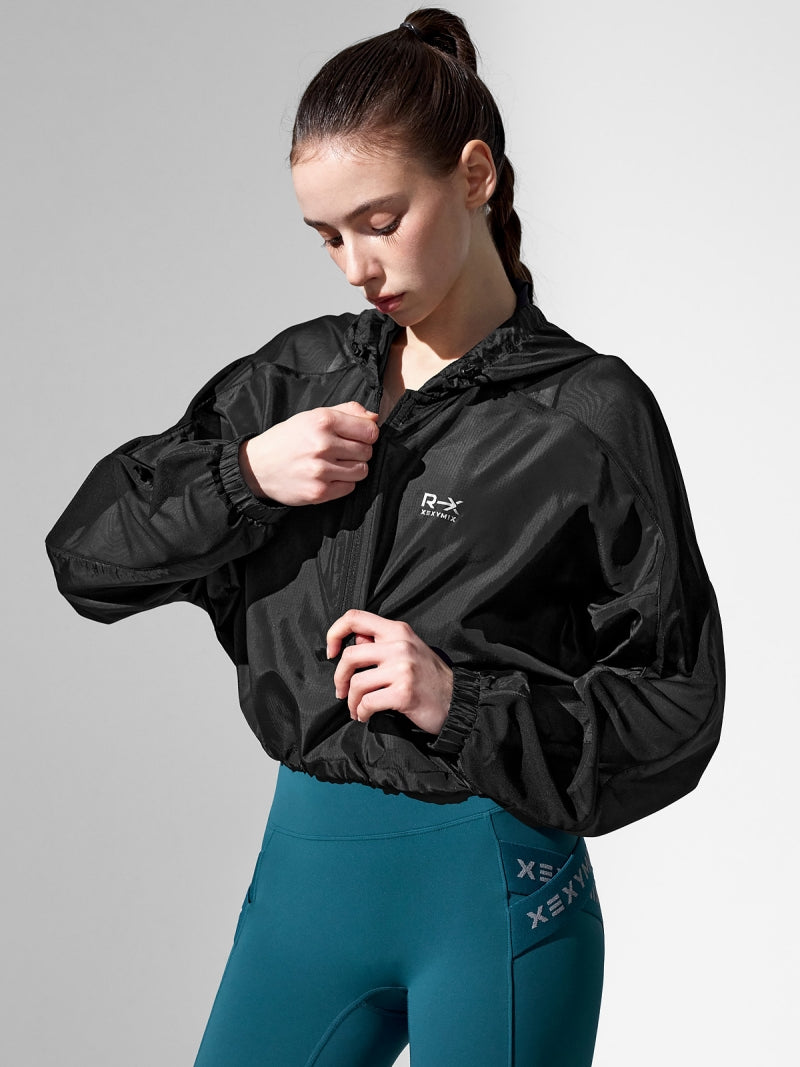 RX エアリー メッシュ クロップド丈 アノラック