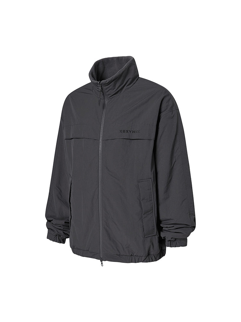 リバーシブル フリース ジャケット