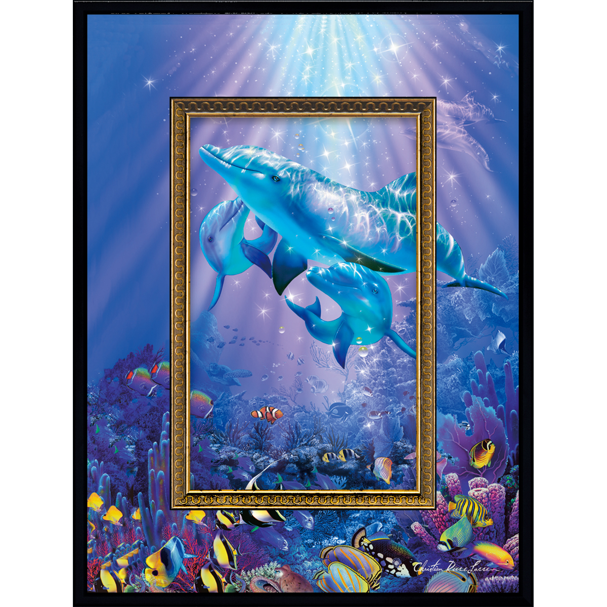 クリスチャン・リース・ラッセン ビッグアート「ラ メール ドゥ