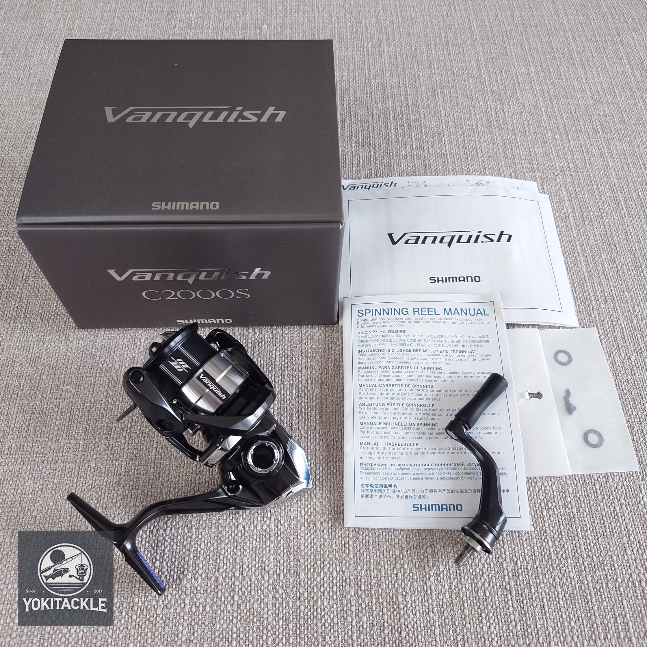 Brand New Shimano 23 Vanquish C2000S Spinning Reel – YOKI Tackle
