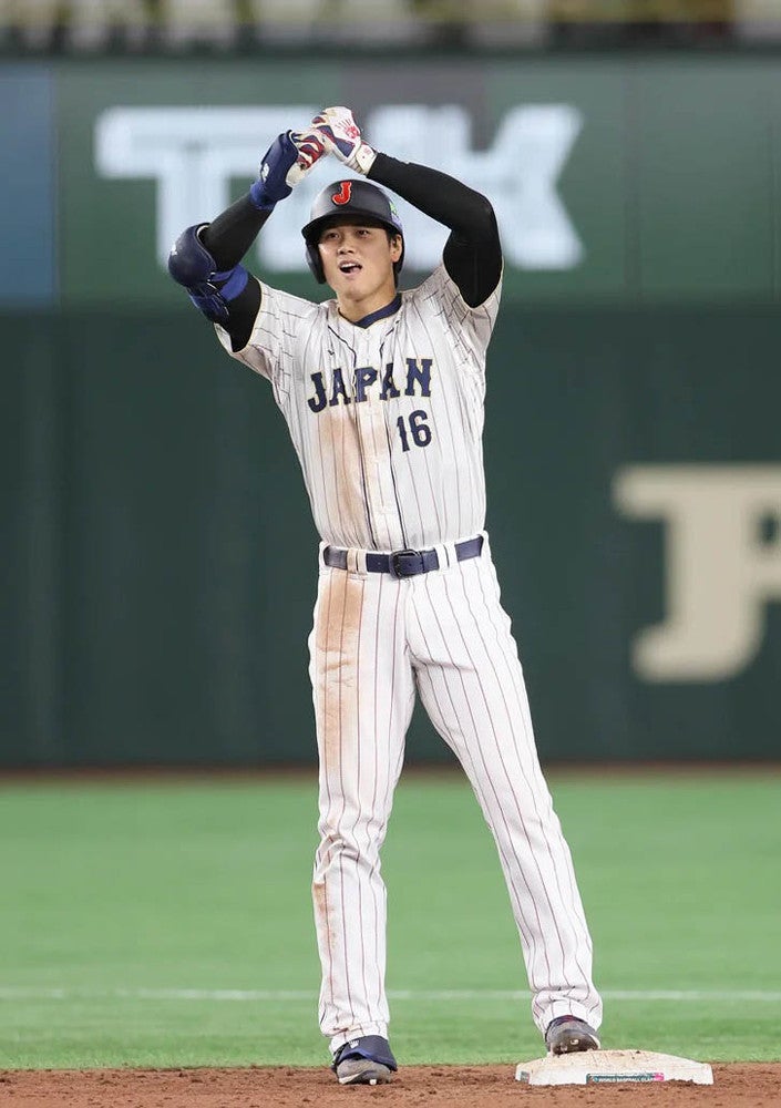 WBC侍ジャパン大谷翔平、痛烈二塁打…時速175キロ : 読売新聞