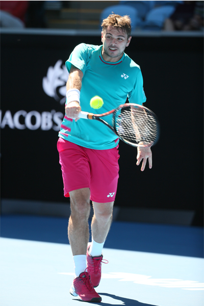 全豪オープン3日目】ワウリンカ快勝！プレーを支えるヨネックス