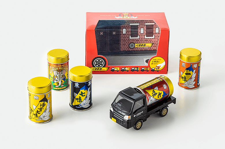 くるま缶mini | お知らせ | 根元 八幡屋礒五郎
