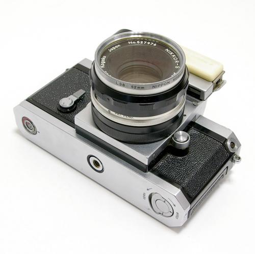 販売済み 中古 ニコン F アイレベル シルバー 初期型 5cm F2 セット