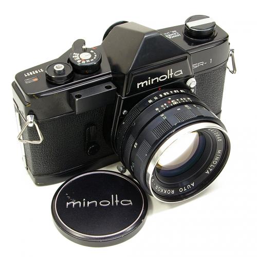 中古 ミノルタ SR-1 ブラック 55mm F1.8 セット minolta 【中古カメラ