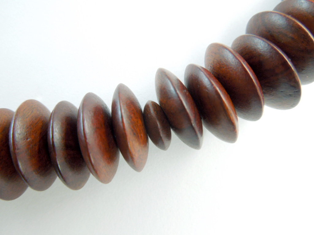 紫檀素挽中平天台共仕立白かがり凡天 お数珠の安田念珠店へ｜総本山