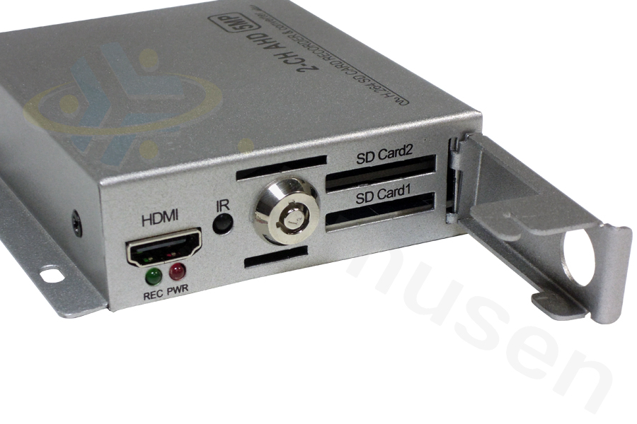 YKS-SD2CHMB 800万画素入力対応2入力防犯用小型SDカードレコーダー