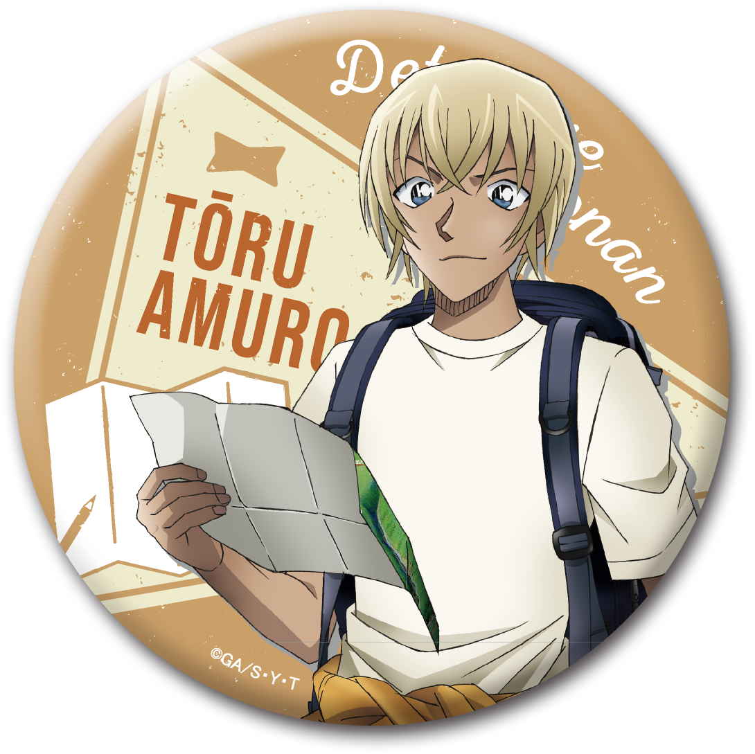 名探偵コナン ちょいデカ缶バッチ 登山│あそびファクトリー