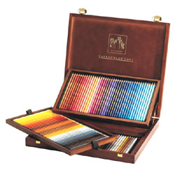 カランダッシュ スプラカラー 水彩色鉛筆 120色セット 木箱 3888-920