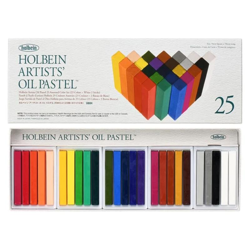 アーチストオイルパステル 25色セット | ゆめ画材