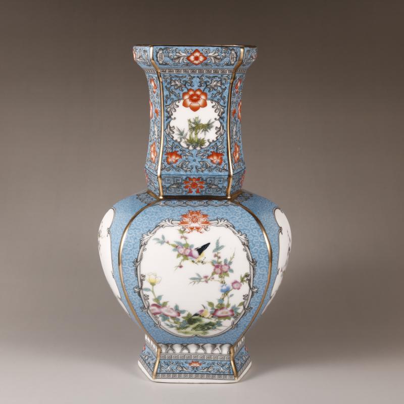 斗彩龍鳳紋紅胎天字壺茶壺 景徳鎮 陶磁器 装飾品