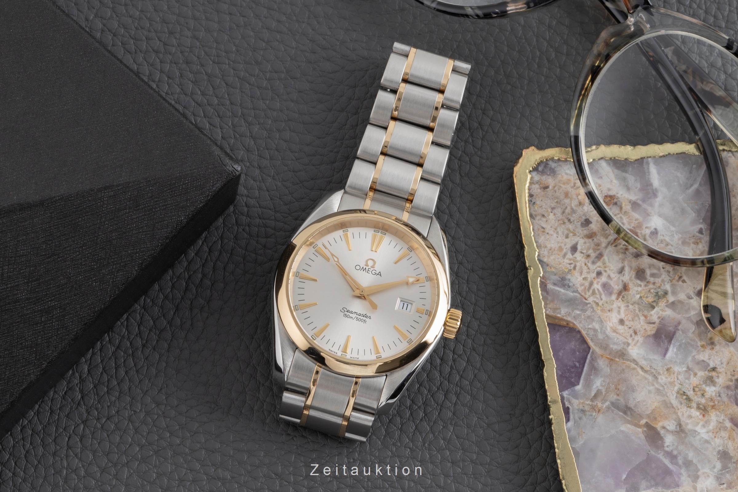 Omega Seamaster steel / gold quartz Kal. 1538 Ref. 2318.30.00