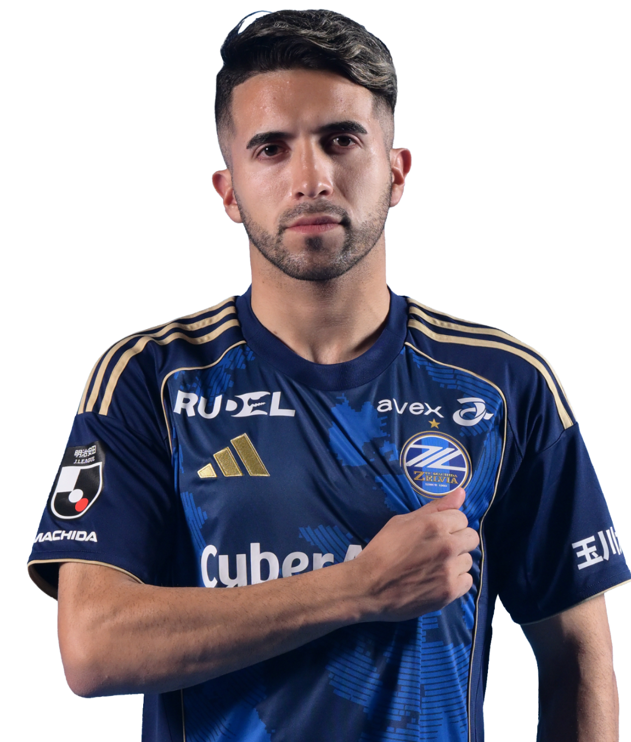 adidas町田ゼルビア シャツ BYRON 39 L 2025年シーズン39番を よろしく