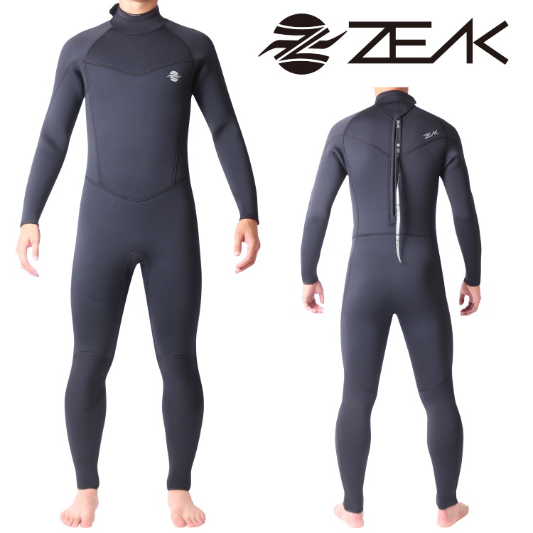 ZEAK(ジーク) ウェットスーツ 男性用 メンズ フルスーツ 5mm / 3mm