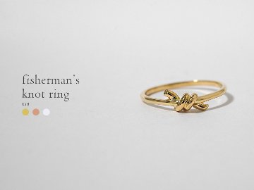 K18 フィッシャーマンズ ノット リング