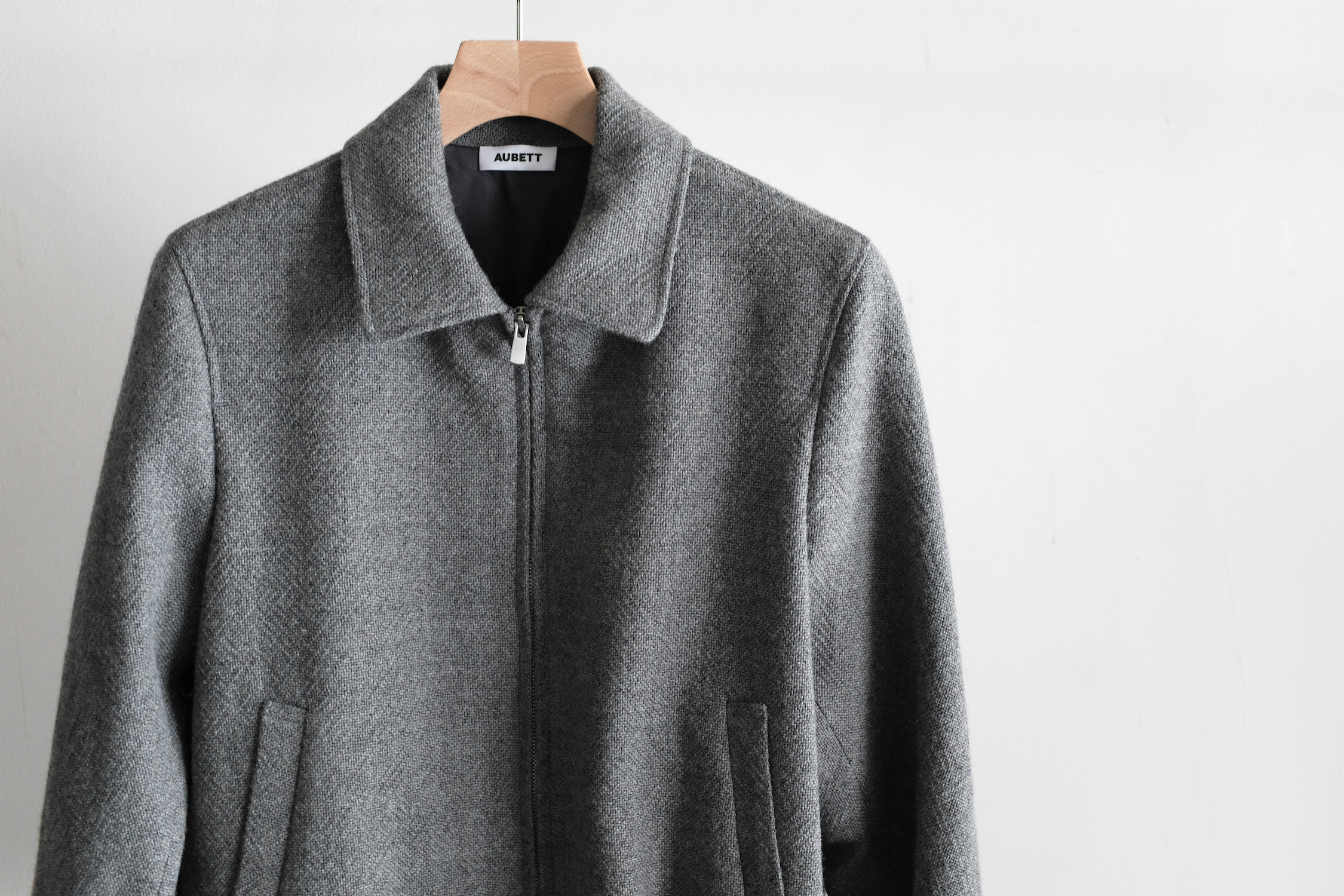 TWEED ZIP UP JACKET - WUNDER