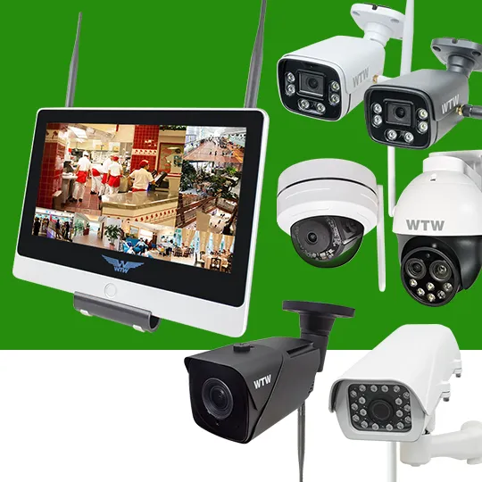 業務用 WIFI 500万画素 監視カメラ 録画機(WTW-EG2616WHAX)とIPカメラ