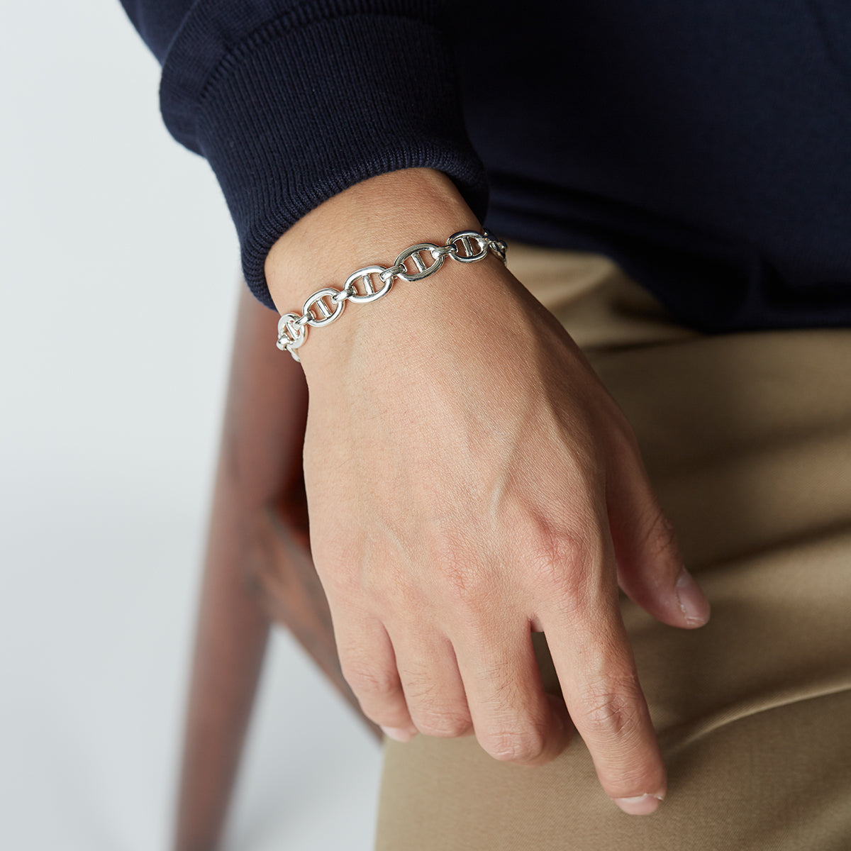 Anchor Link Bracelet -10mm- – XOLO JEWELRY