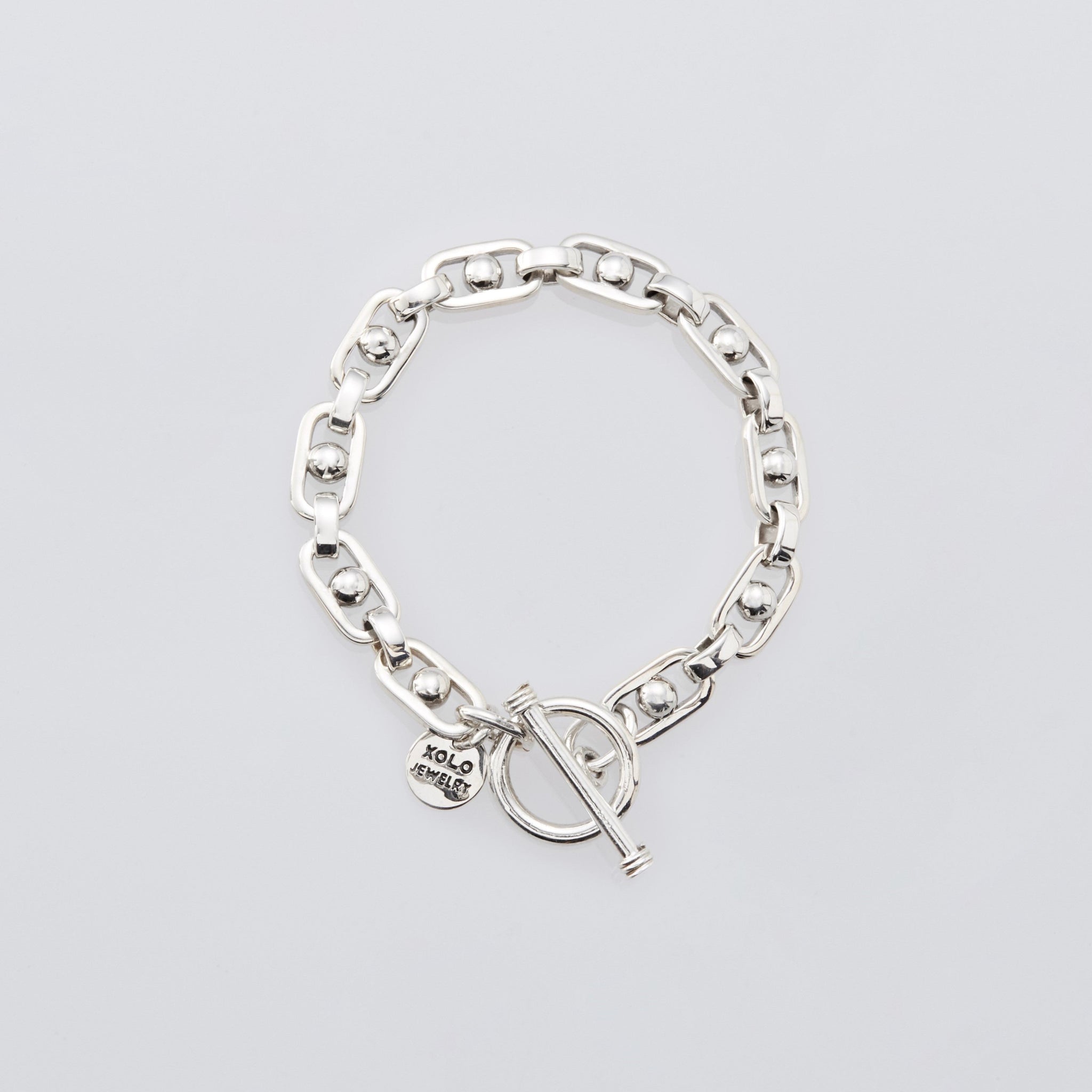 Ball Link Bracelet -8mm- – XOLO JEWELRY