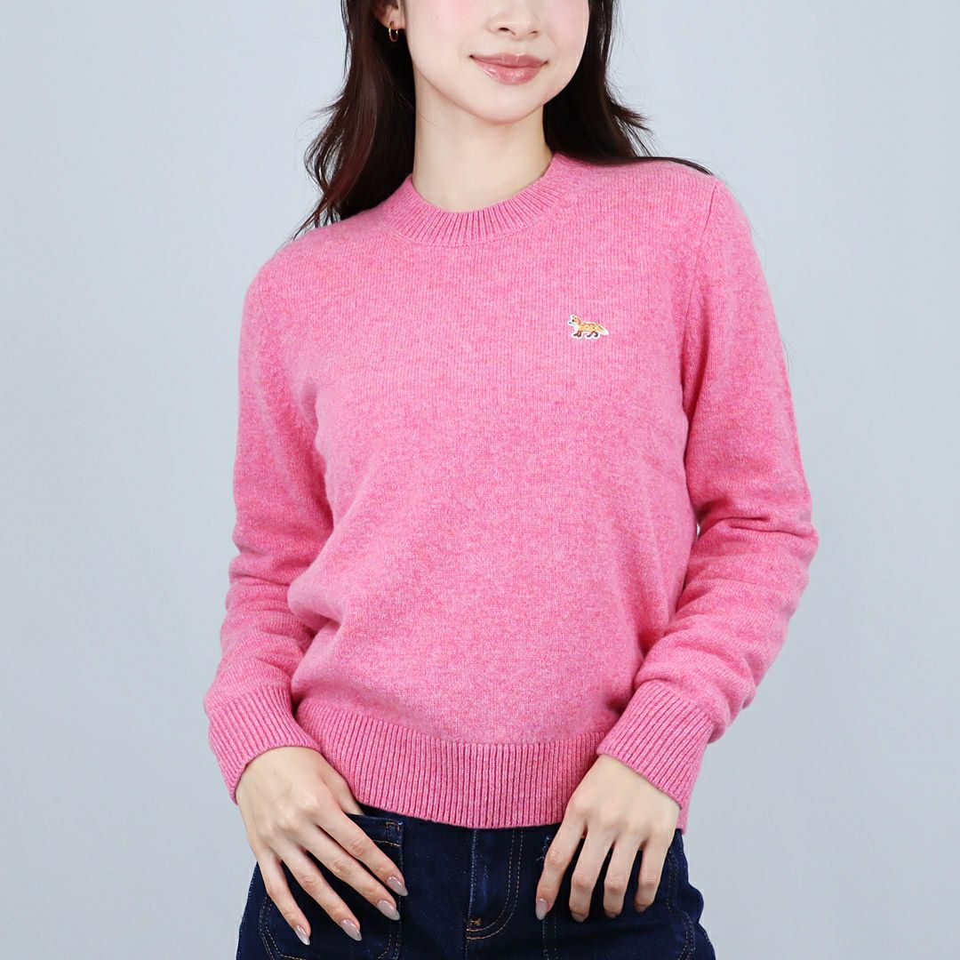 メゾンキツネ MAISON KITSUNE レディース ニット クルーネックセーター