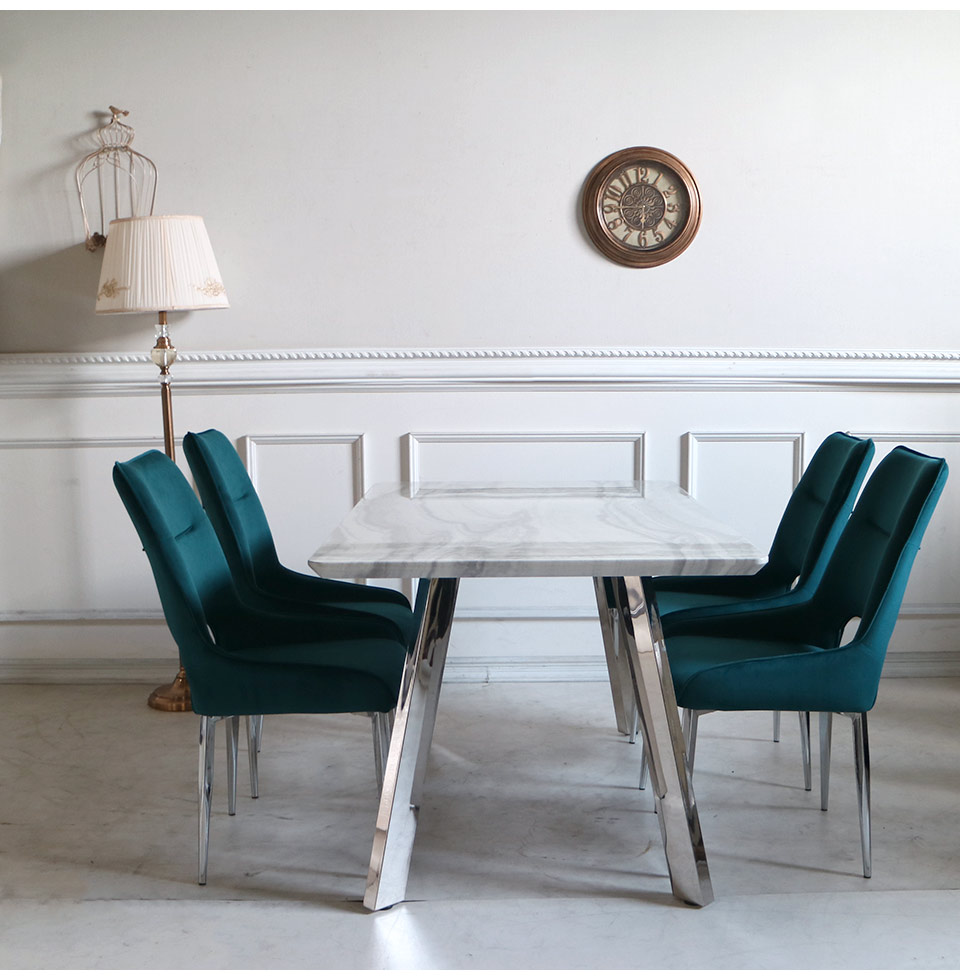 ネオエレガンス ダイニングチェア ダークブルー｜おしゃれ家具通販