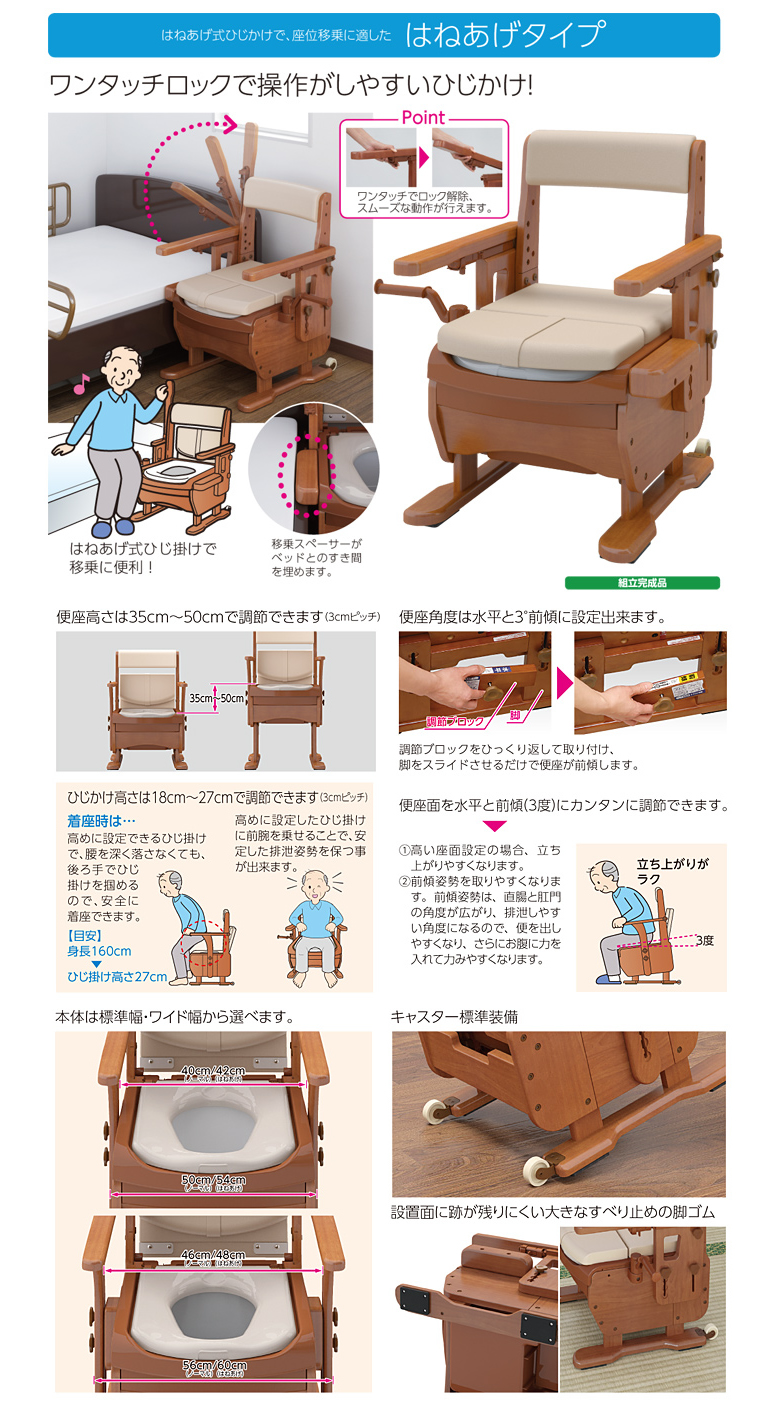 家具調トイレ セレクトR コンパクト（暖房便座・脱臭機能付） ｜ 腰掛