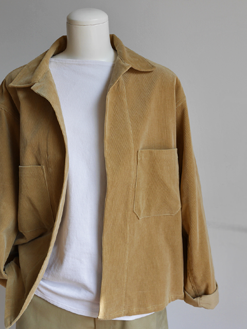 AURALEE Washed Corduroy Shirts Jacket | 大阪心斎橋のメンズ洋服の