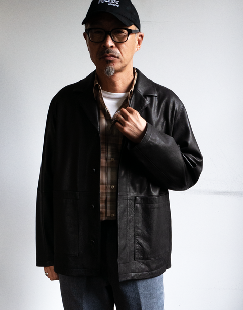 AURALEE Goat Leather Jacket | 大阪心斎橋のメンズ洋服のセレクト