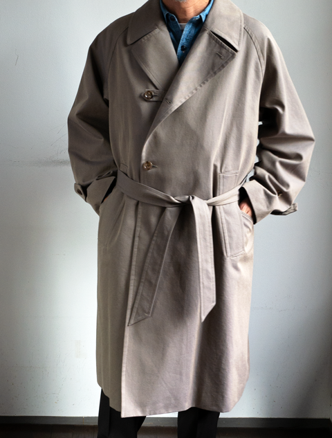 ULTERIOR Chambray Gabardine Over Coat | 大阪心斎橋のメンズ洋服の